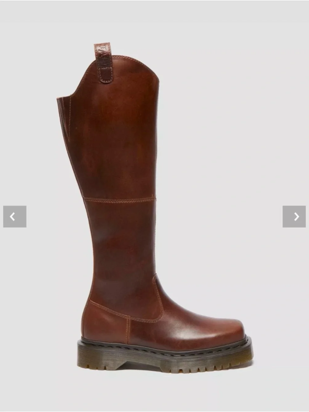 AMAAYAH KNEE HIGH LEATHER BOOTS - Picture 4 of 15